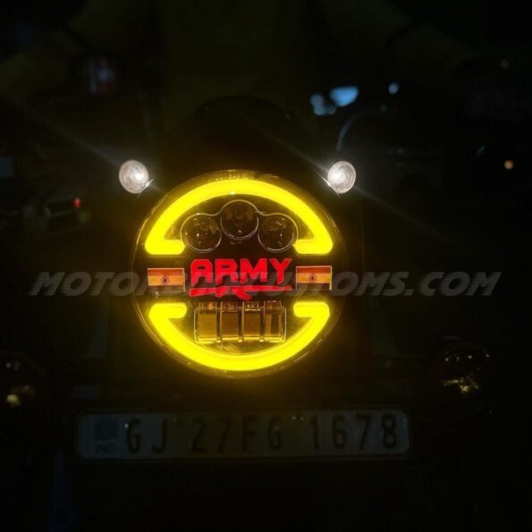 Custom Name Headlight For Royal Enfield.3