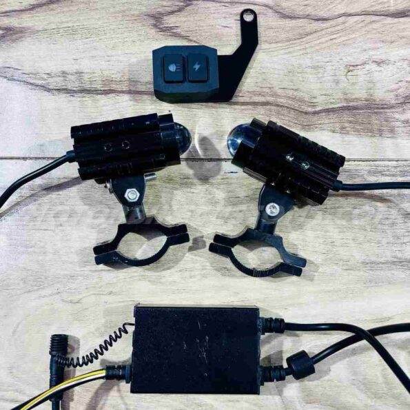 HJG Remote Control Mini Drive Fog Light with Three Lines Flash.6