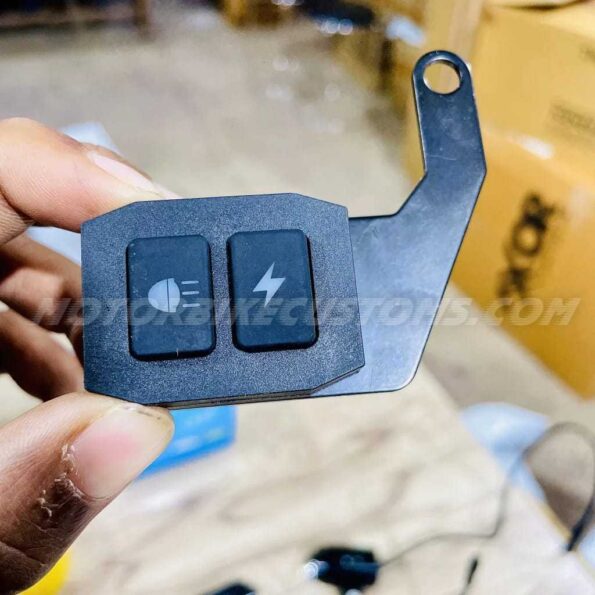 HJG Remote Control Mini Drive Fog Light with Three Lines Flash.8
