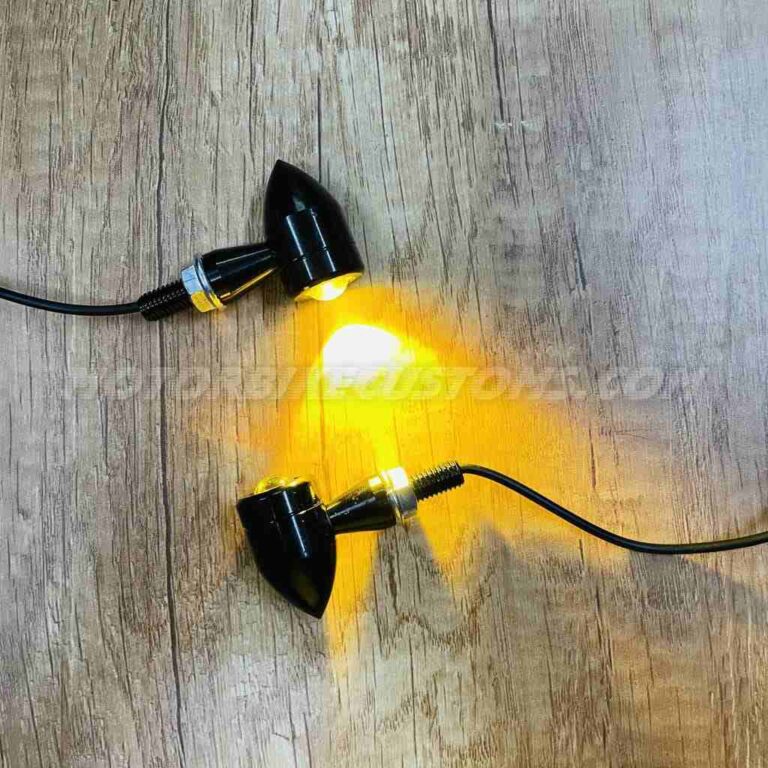 Mini Metal LED blinker Indicators (4pc) | MotorbikeCustoms | Check Now!